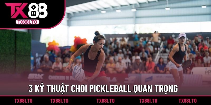 3 kỷ thuật chơi pickleball quan trọng
