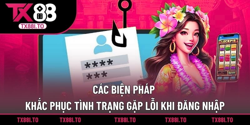 Hướng Dẫn Đăng Nhập TX88 Nhanh Chóng & Tiện Lợi 2025 3 Các biện pháp khắc phục tình trạng gặp lỗi khi đăng nhập