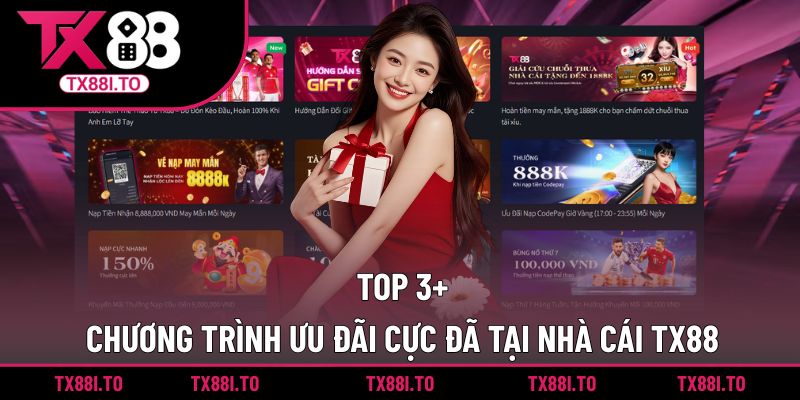 Top những khuyến mãi dễ nhận từ nhà cái TX88